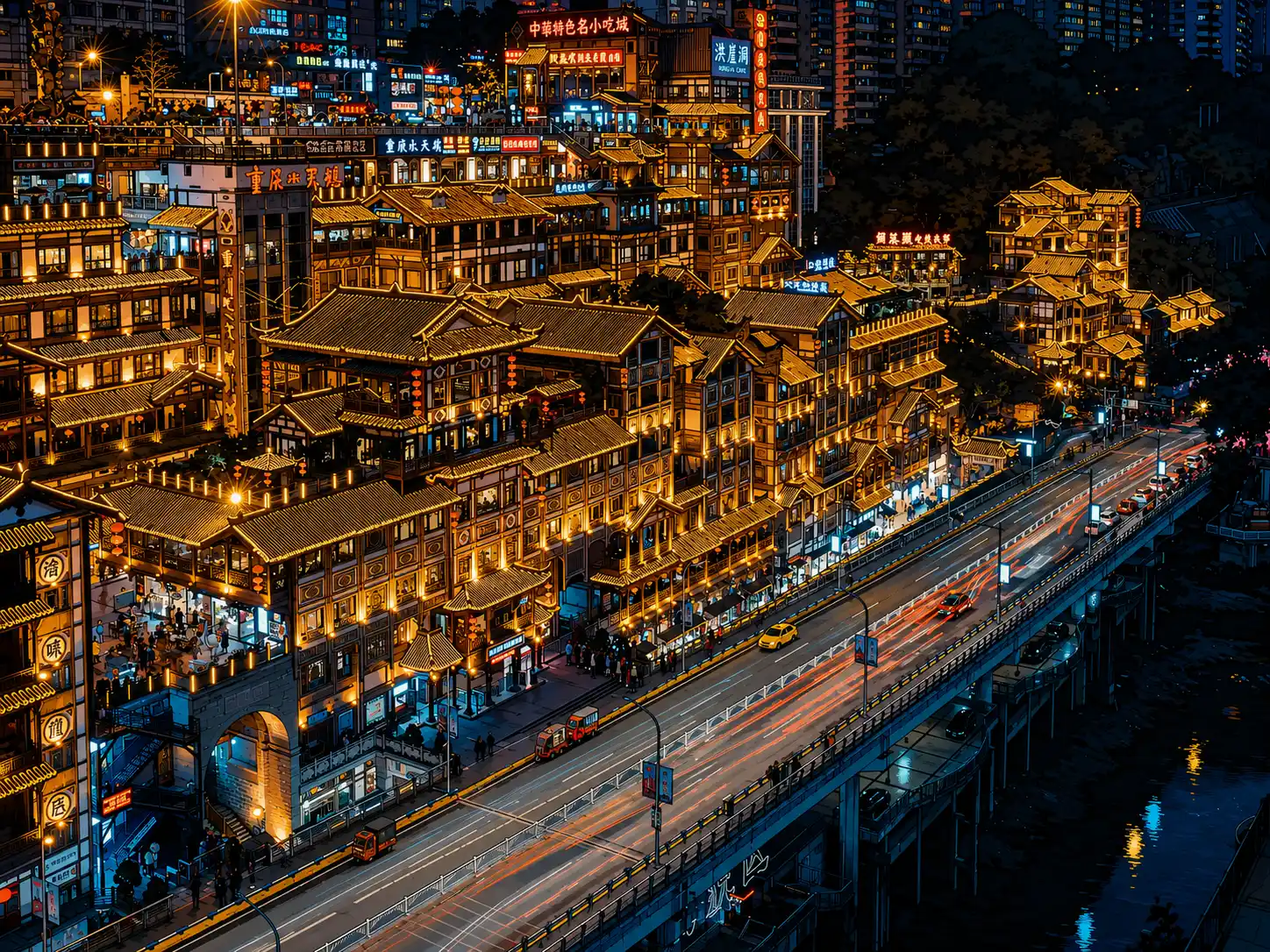 Hongyadong famous for its spectacular architecture