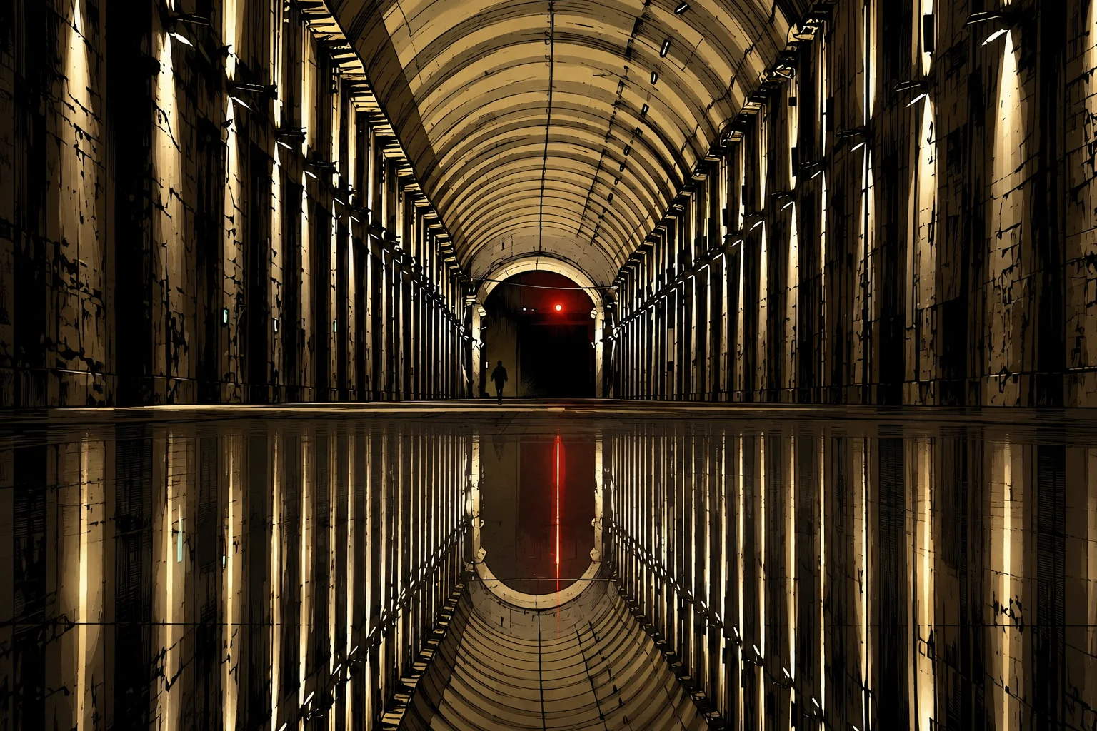 The vast interior space of the preserved 816 Underground Nuclear Project in Chongqing