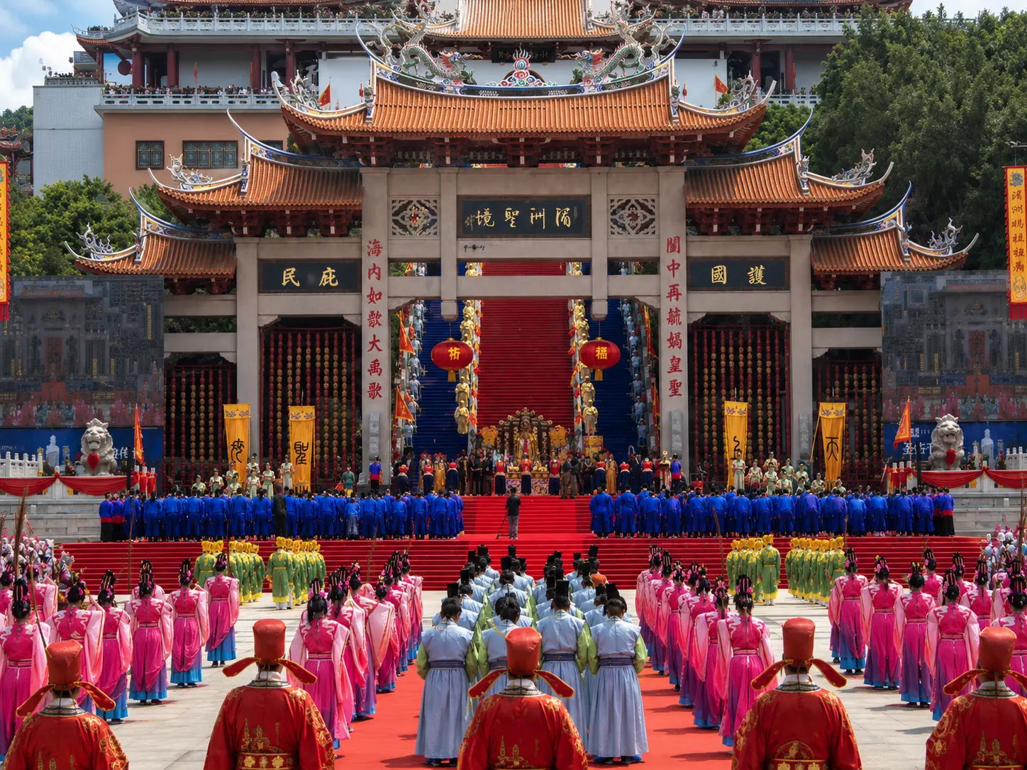A celebration marking the 1066th anniversary of Mazu birth