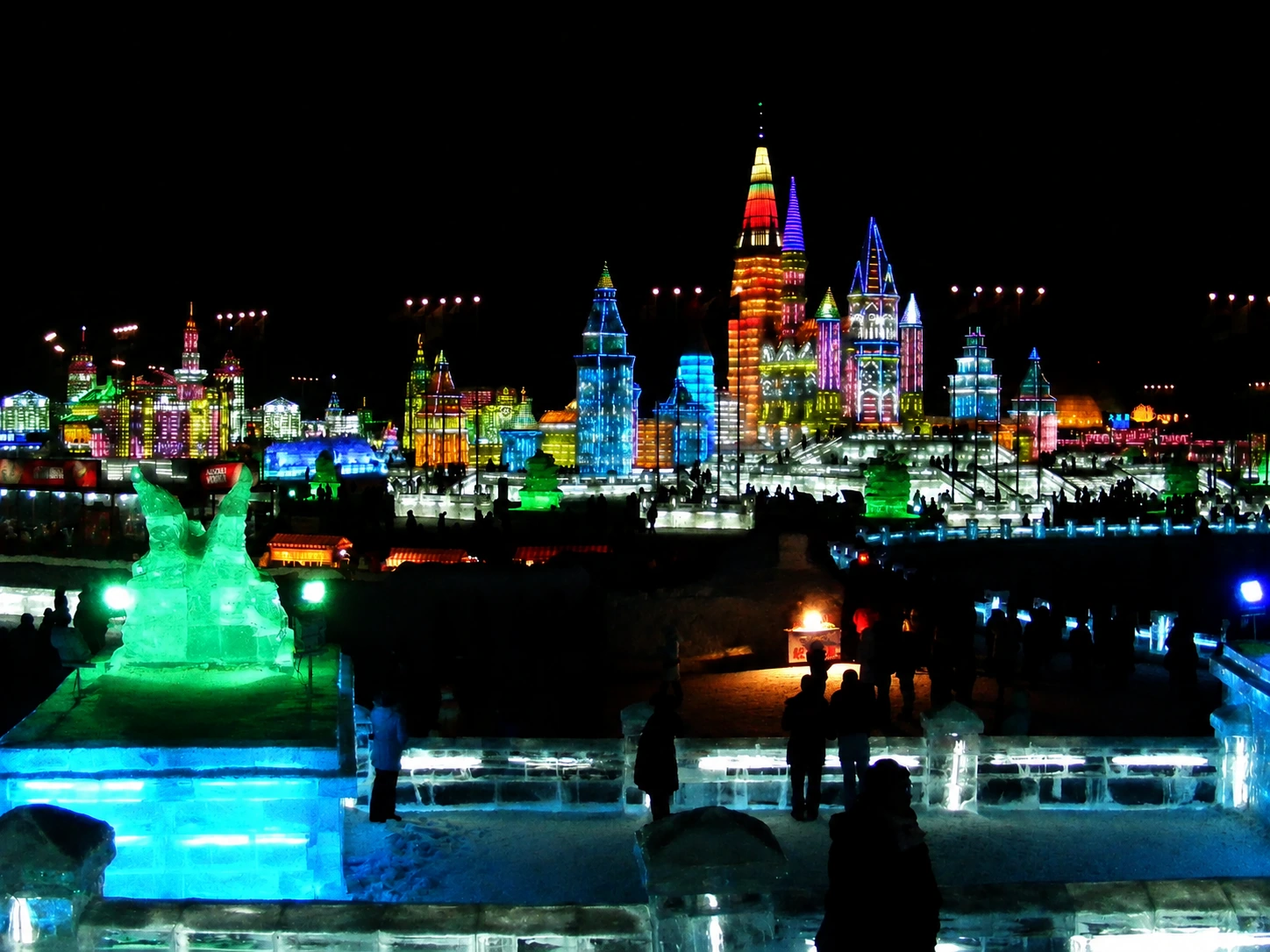 Harbin ice and snow world sculptures